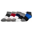 thumbnail image 4 of Odd Sox Basix Big Kids Ankle Socks 5-Pack – Block Striped Athletic Sport Socks – Breathable Cotton, 4 of 5
