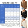 thumbnail image 5 of SHIBEVER Tops for Women Casual Fall Plus Size Loose Fitting Long Sleeve Shirts Square Neck Soild Offwhite Blouses for Women Clothes Size XXL, 5 of 5