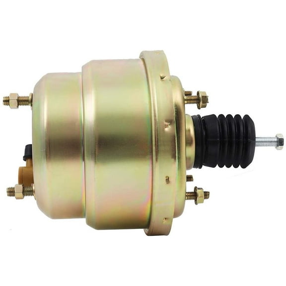 SCITOO AR27807 7" Dual Diaphragm Zinc New Power Brake Booster compatible with 1973-1974 for Buick Apollo 1965-1967 for Buick Gran Sport