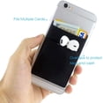 thumbnail image 5 of Paquetes de teléfono celular adhesivo en billetera, tarjeta de crédito y tarjeta de visita y soporte para tarjeta de identificación Compatible con iPhone, Android y la mayoría de los teléfonos i, 5 of 5