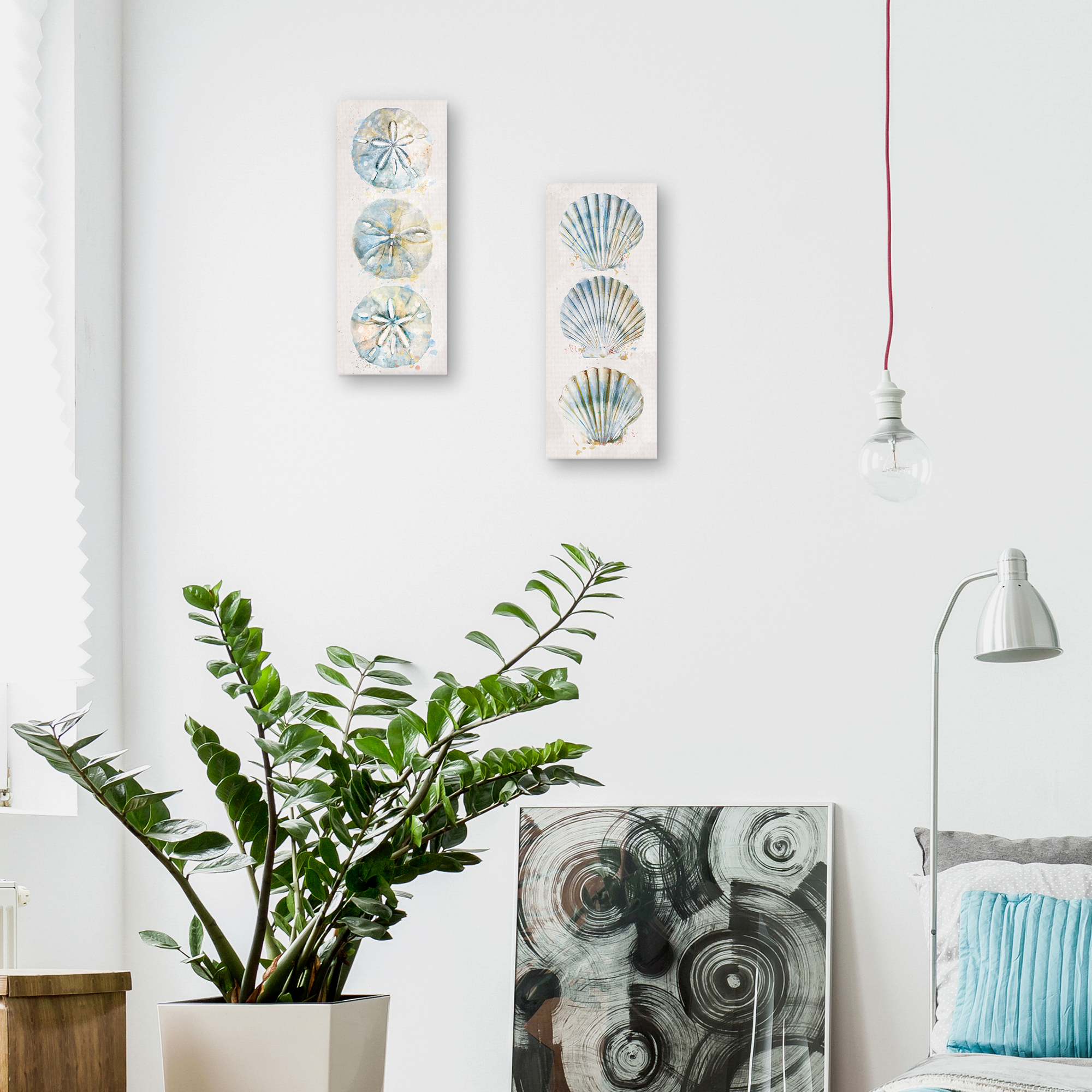 Shell Panel I & II by Studio Arts Set of 2 Canvas Prints