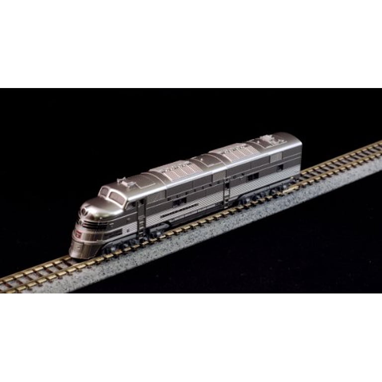Kato KAT1060041 N CB & Q Silver Streak Zephyr Starter Model Train