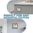 thumbnail image 5 of 2-Gang Screwless Pioneer Floral Decorative Wall Plates,Size 2-Gang 4.7"W x 4.7"H,Unbreakable Thermoplastic Faceplate Cover for Kitchen Living Room Bedroom Decorator Receptacle Outlet Switch, 5 of 7