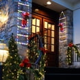 thumbnail image 4 of Escalera decorativa LED Toodour con luz navideña con Papá Noel de 2.5 pies, 4 of 7