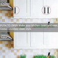 thumbnail image 5 of Self Closing Push Door Latches Hardware Kitchen Cabinet Push Latches Drawer Locks Push Pull Tips on., 5 of 5