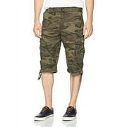 Unionbay Men's Cordova Belted Messenger Cargo Short - Reg and Big and Tall Sizes, surplus camo, 36
