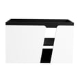 thumbnail image 2 of 32' White+Black Modern Vanity - Soft-Close Functionality - Bathroom Refresh - Enjoyable Storage, 2 of 7