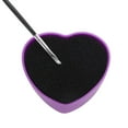 thumbnail image 3 of Unique Bargains 1 Pc Portable Heart-shaped Makeup Sponge Brush Cleaner Dark Purple, 3 of 6