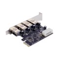 thumbnail image 3 of 4Port PCI-E to USB 3.0 HUB PCI Adaptateur de Carte d'Extension Express 5 Gbps Speed Top, 3 of 6