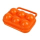 thumbnail image 1 of Porta huevos portátil para acampar, dispensador de huevos, caja protectora para el transporte de huevos Naranja, 1 of 9