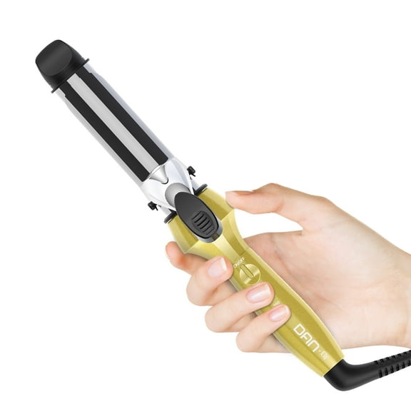 Travel Mini Curling Iron,Titanium 1 inch Small Compact Curling Iron Dual Voltage with 3 Settings Fast Heating