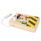 thumbnail image 5 of Tablero sensorial de interruptor educativo, tablero sensorial de interruptor de luz, tablero sensorial, interruptor de juguete, tablero sensorial de madera, artesanía excepcional, 5 of 8