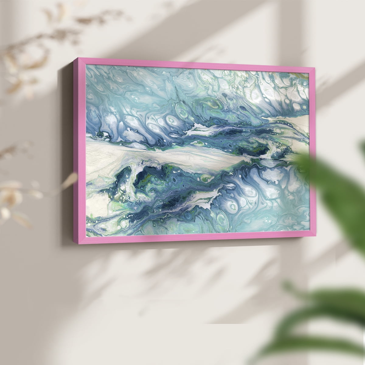 Marble Montage by Carol Robinson - Restickable Framed Giclée Print