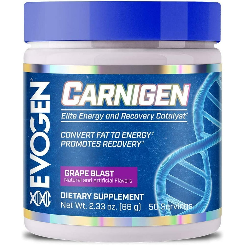 Evogen Carnigen Carnitine Fat Burning Powder, Carnitine Tartrate
