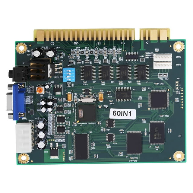 Placa PCB Multicade clásica 60 en 1 con salida CGA/VGA para máquina de juegos arcade