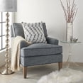 thumbnail image 3 of White And Denim Knubby Waves Throw Pillow, 3 of 3