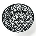 thumbnail image 3 of 10 inch Black Decorative Metal Round Platter by 90210 Kitchen and Bath, 3 of 4