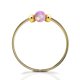 thumbnail image 2 of Thin 14k Gold Filled Tiny Nose Ring Hoop - 2 mm Green Opal piercing Nose Hoop - 24 gauge very Thin Nose Hoop Tiny Piercings Nose Rings hoop - Opal nos, 2 of 4