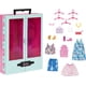 thumbnail image 1 of Barbie Closet Playset con 3 trajes, 3 pares de zapatos, 2, 1 of 5