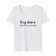 thumbnail image 2 of Camiseta para mujer con cuello redondo, ropa de verano, camisetas para acampar, vacaciones en la playa SG, 2 of 7
