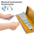 thumbnail image 3 of TAILTOSS Maillets Xylophone 1 Paire Caoutchouc Fer Bleu pour Débutants Instrument de Percussion, 3 of 8