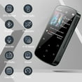 thumbnail image 2 of ziyahi Bluetooth-compatible 4.2 Portable High Resolution MP4 MP3 Player Clip on Touch Button 32GB Music Players Voice Recorder Radio, 2 of 5