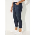 thumbnail image 3 of Catherines Women's Plus Size Girlfriend Roll Cuff Jean, 3 of 6