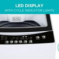 thumbnail image 7 of BLACK+DECKER BPW30MW 3.0 cu. ft. Portable Washing Machine, Transparent Lid & LED Display, 7 of 7