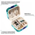 thumbnail image 2 of tie dye Travel Portable Square Storage Box with Earring Holder, Necklace Organizer, and Travel Organizer for Rings, Earrings, Necklaces, Bracelets, and More - Ideal for Girls and Women, 2 of 6