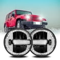 thumbnail image 4 of Faros LED para coche de 7 pulgadas con luz de señal de giro DRL de haz alto/bajo 6000K/3000K 300W, 4 of 8
