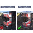 thumbnail image 3 of Pour Ford Ranger 2022-2024 Cadre de Feu Arrière Réel Noir en Plastique ABS 2 Pcs js, 3 of 4