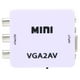 thumbnail image 5 of Adaptador Convertidor De Vídeo Mini VGA A AV 1080P HD 165MHz Con Cable De Datos Para TV PC, 5 of 7