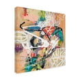 thumbnail image 3 of Canvas Wall Art - Suzanne McCourt 'Talk 2 Me' Wall Art for Living Room, Bedroom, or Office Décor by Trademark Fine Art - 18 x 18 Inches, 3 of 4