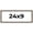 Bornea, variant on 24x9 Honey Brown Real Wood Picture Frame Width 0.75 inches | Interior Frame Depth 0.5 inches |
