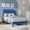 Blue, variant on Queen Size Bed Frame, Velvet Upholstered Platform Bed Frame with Adjustable Headboard, Wooden Slats Support, Anti-Noise EVA Sponge, Beige
