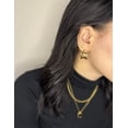 thumbnail image 2 of Classy Hoops Earrings, 2 of 2