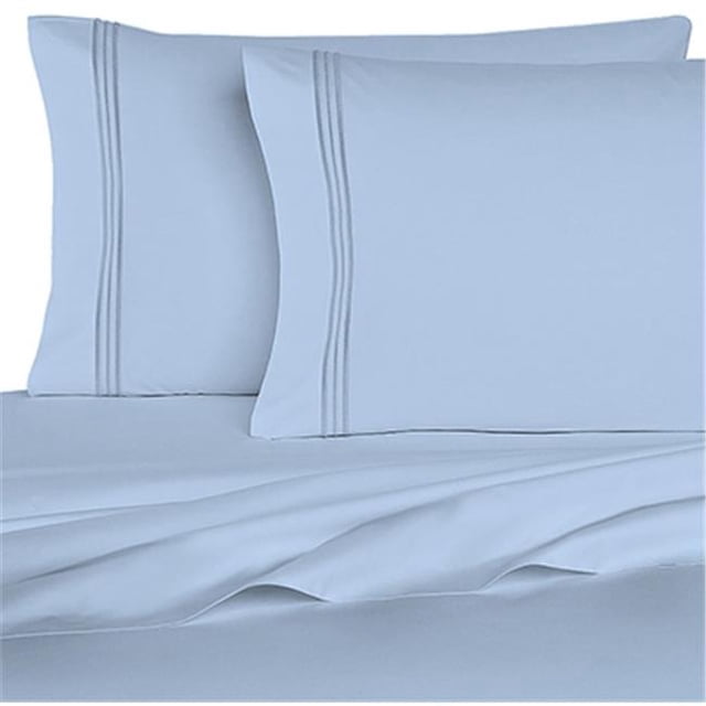 BedClothes 1800 Series 6 Piece Sheet Set - Baby Blue - Queen