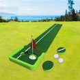 thumbnail image 1 of Estera de golf para green con pelota y banderas perfecl Estera de entrenamiento de práctica de golf, 1 of 8