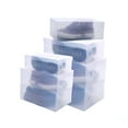 thumbnail image 3 of BESTYASH 6Ud Transparente Cajas Organizadoras Apilables Para Zapatos Caja Almacenamiento Plástico PP Duradero, 3 of 7