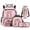 Cute Axolotl, variant on Ice Cream Axolotl Kids Backpack Set of 4 with Lunch Bag Pen Bag Set Bottle Sleeve for Girls Boys Multifunctional Pencil Case Suitable for Elementary Middle School High