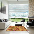 thumbnail image 6 of Ahgly Company Indoor Rectangle Patterned Grapefruit Red Area Rugs, 3' x 5', 6 of 6