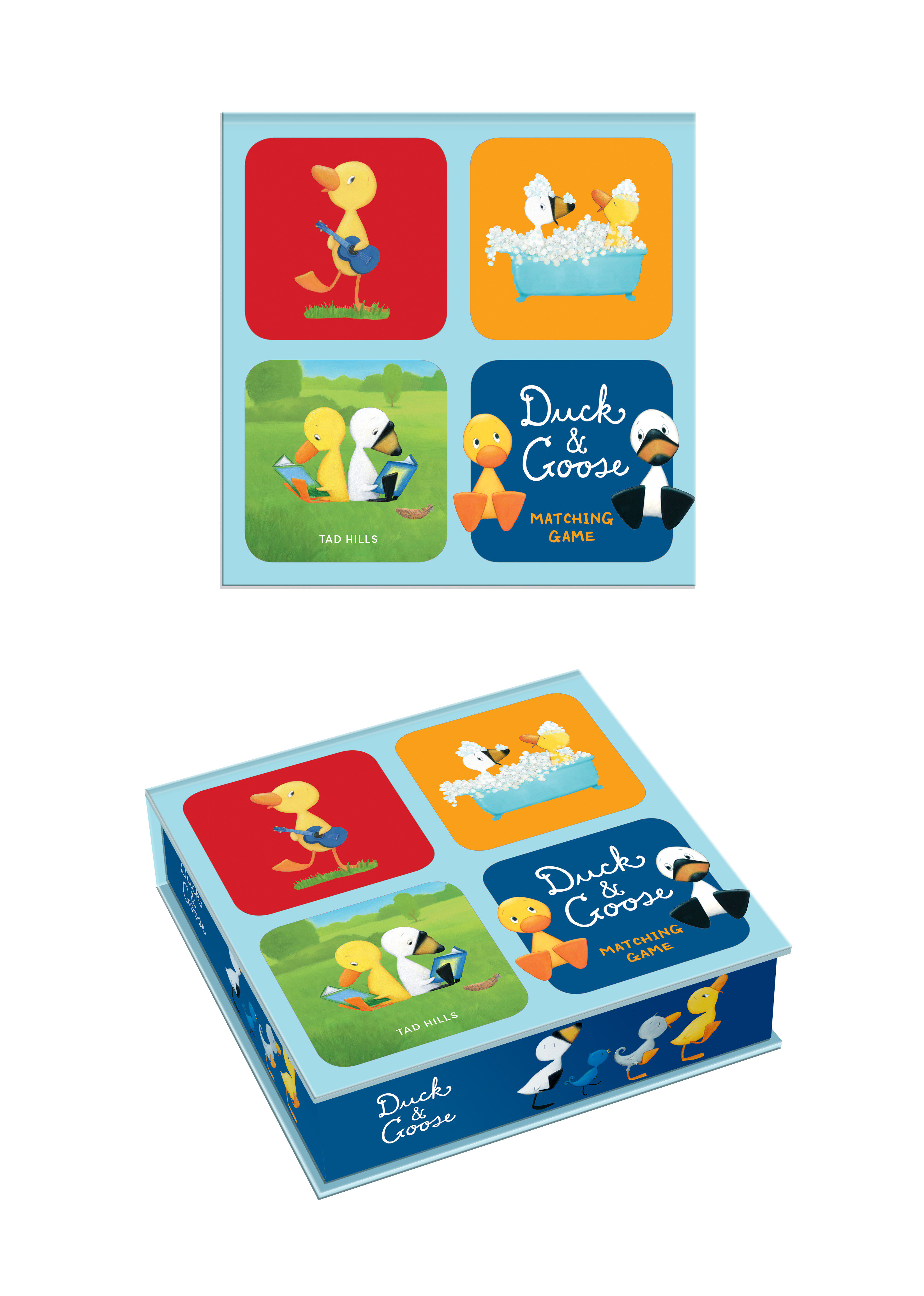 Duck & Goose Matching Game A Memory Game with 20 Matching Pairs for