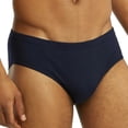 thumbnail image 5 of Men's 100% Cotton Plain Color Bikini Briefs, Multi-Colors M, 6-Pack, 5 of 6