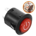 thumbnail image 4 of Easy Installation Button Start Rocker Switch For Kids' Electric Ride-On Toys Electric Motorcycles Replacement 3-Pin Switch Button, 4 of 9