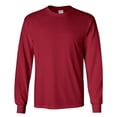 thumbnail image 3 of Gildan Mens Plain Crew Neck Ultra Cotton Long Sleeve T-Shirt, 3 of 10