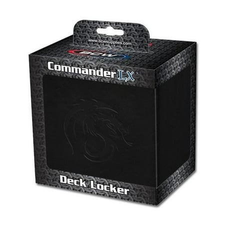 BCW Diversified BCDDCMDLXBLK Commander LX Deck Locker,