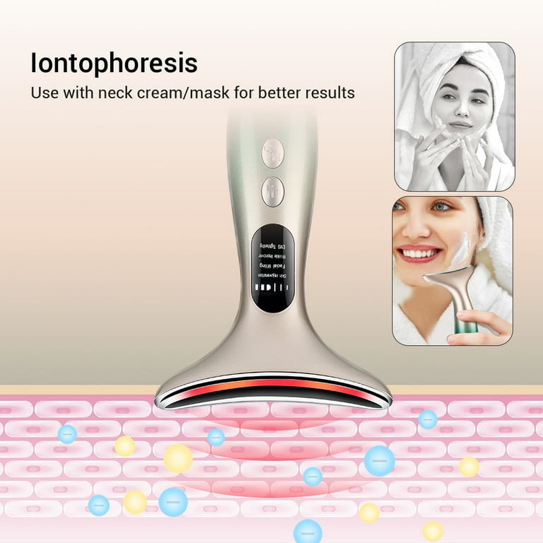 Vibration Face and Neck Massager, Portable Electric Facial Vibration Face and Neck Massager, Portable Electric Facial