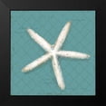 thumbnail image 2 of Audit, Lisa 15x15 Black Modern Framed Museum Art Print Titled - Ocean View II on Teal, 2 of 5