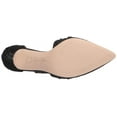 thumbnail image 4 of Jessica Simpson Accile Black Rhinestone Stiletto Pointed Toe Ankle Strap Pumps (Black, 7), 4 of 8