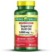 Spring Valley Krill Oil Dietary Supplement, 1,000 mg, 30 Count